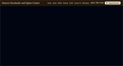 Desktop Screenshot of denverheadache.com